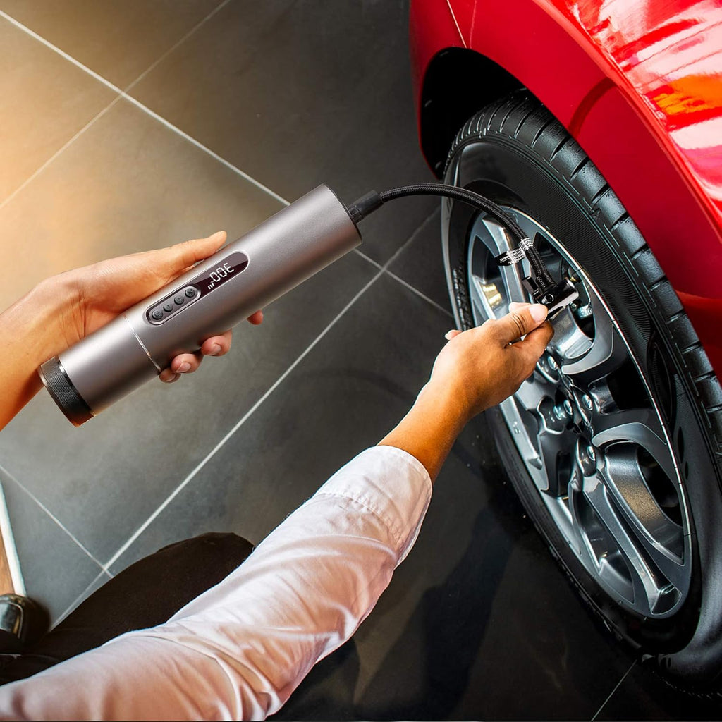 6600mAh Cordless Tire Inflator Air Compressor O262