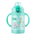 Baby Vacuum Insulated Stainless Steel Sippy Cup with Handle Weighted Straw G606