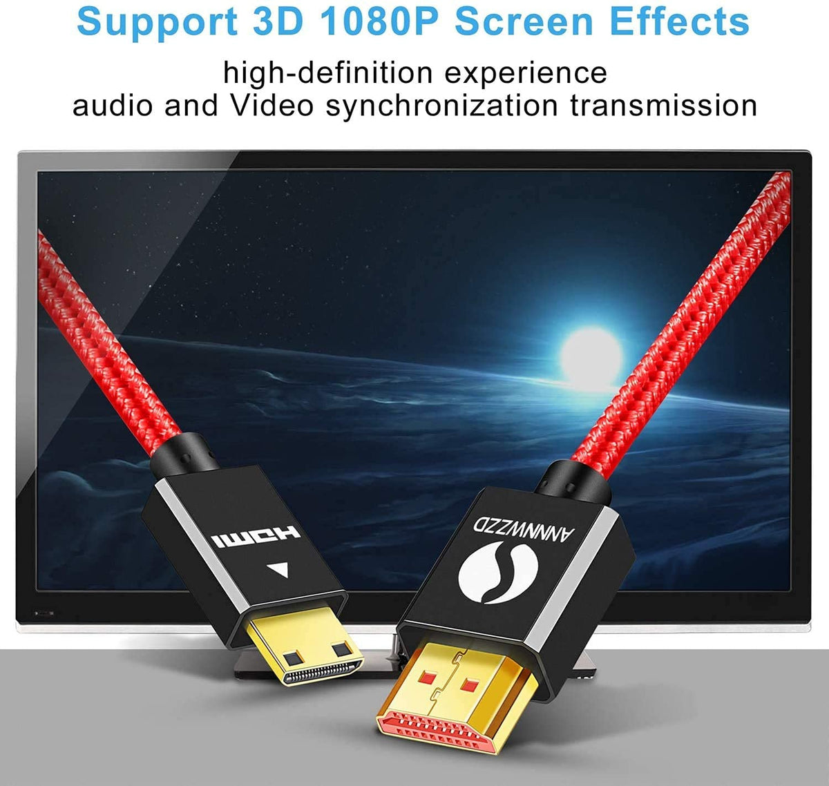 Mini HDMI to HDMI Cable 1M B17628