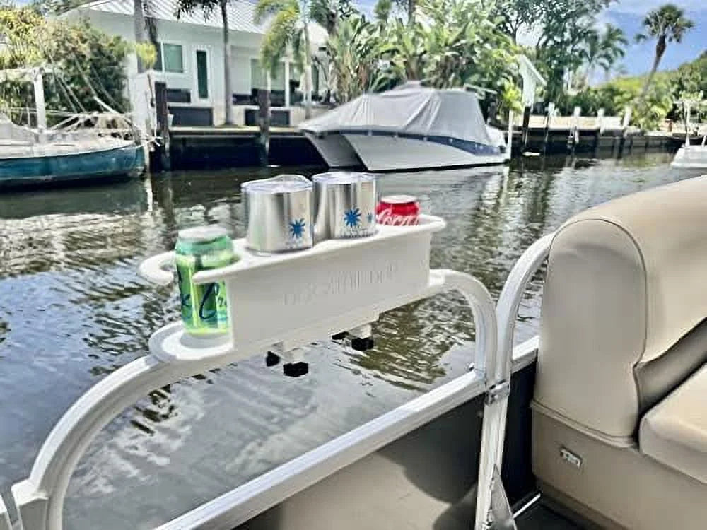 Pontoon Rail Mount Boat Cup Holder H2719
