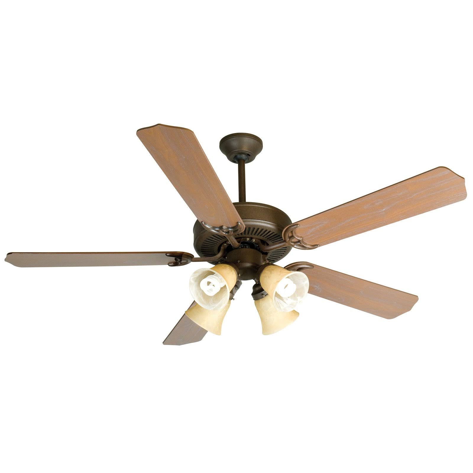 Aged Bronze Textured Ceiling Fan Q1714