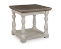 Gray/White End Table U569451