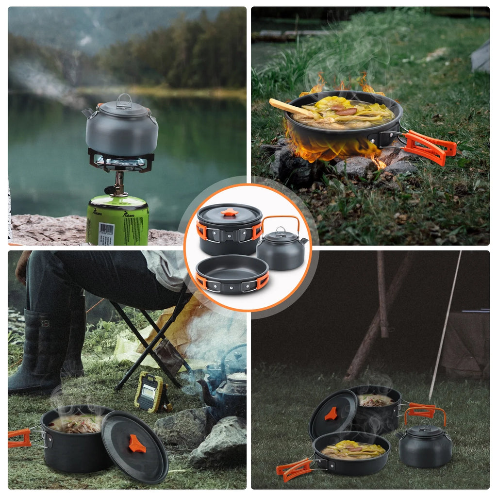 16pcs Camping Cookware Set Y997615