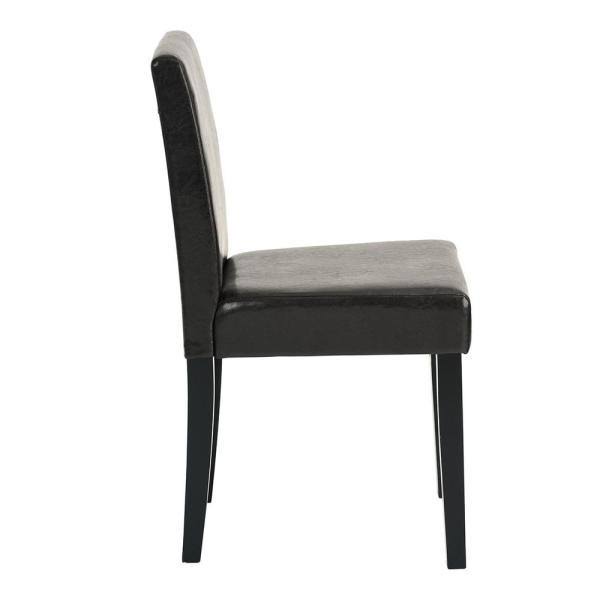 Brown PU Side Dining Chair (Set of 2) F8369