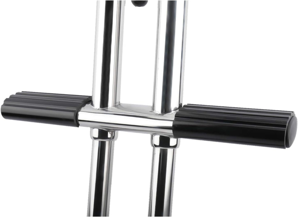 4 Step Dual Vertical Telescopic Boat Dive Ladder with transom mounting Bracket, 316 Stainless Steel Sport Ladder R466789