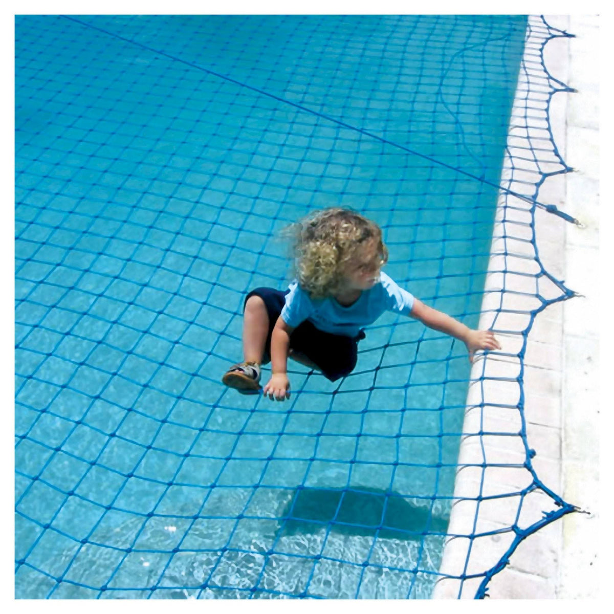 Pool Safety Net, 18 x 36 ft., Blue X360942