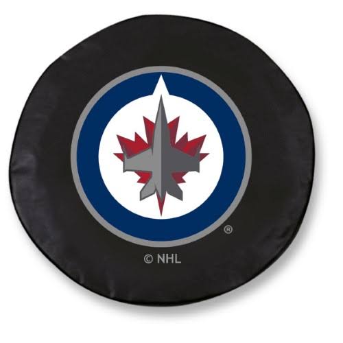 Black Vinyl Fitted Spare Car Tire Cover D75906