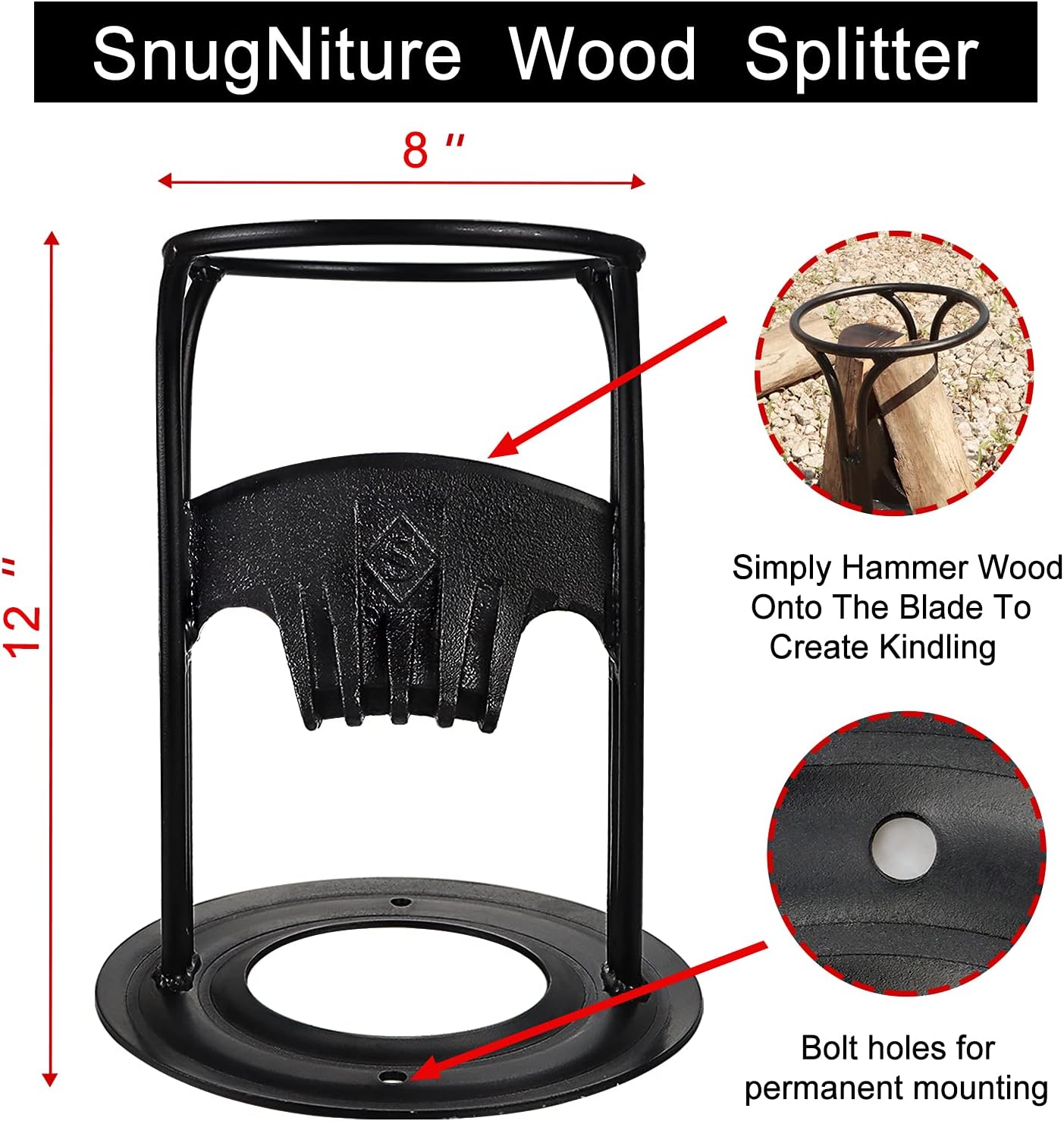 Cast Iron Manual Log Splitting Tool P94011