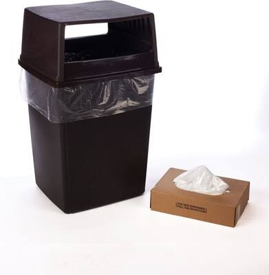 22 x 16 x 60 Poly Liners 3 mil Clear, 100/Case L483876