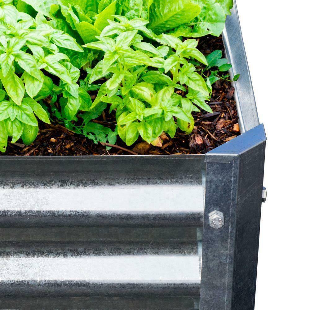 Galvanized Raised Garden Bed Bundle L4786