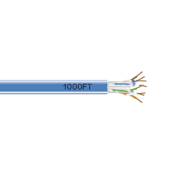Blue 1000ft Cat.6 Cable F256