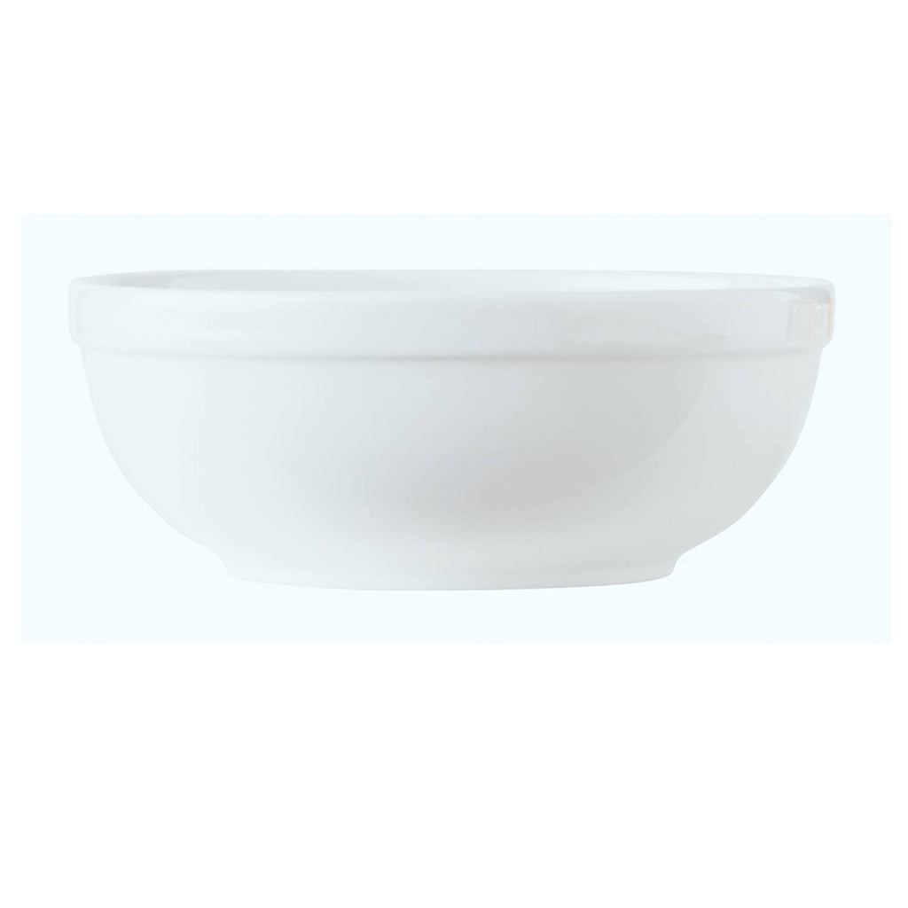 19.5 oz. Alpine White Porcelain Nappie Bowl Z3157
