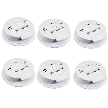 6 Pack Combination Smoke/Carbon Monoxide Alarm with Voice Warning F288