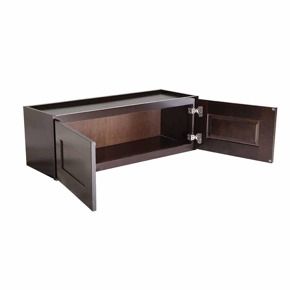 Espresso Double Door Kitchen Cabinet W748