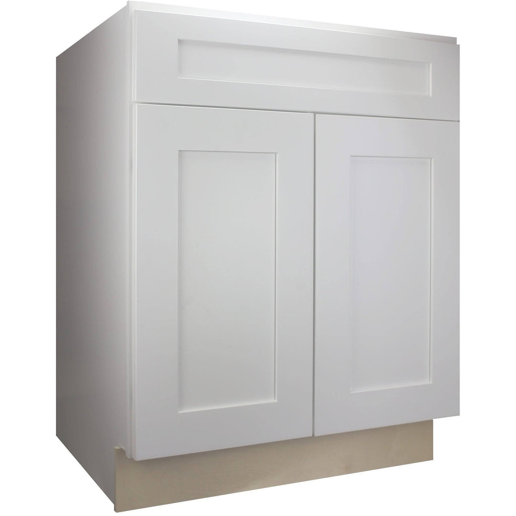 White Shaker Kitchen Cabinet Base I325845