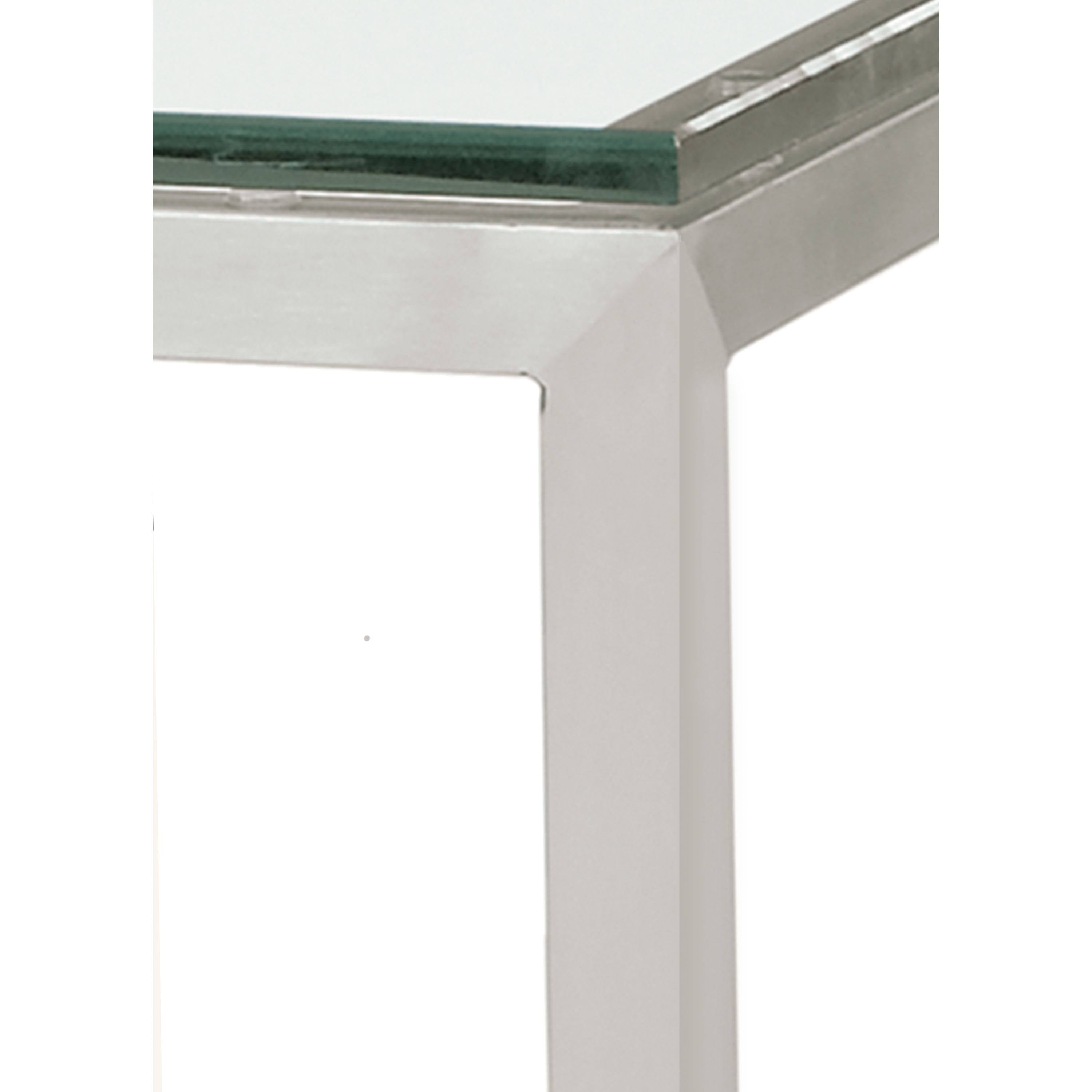 White Marbled Quartz Top Bar Table with Steel Base B1642