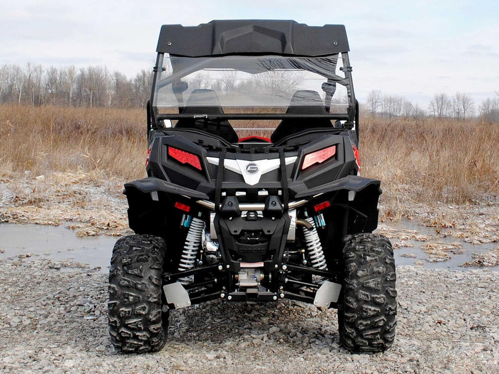 Heavy-Duty Rear Windshield, 1/4 Thick Clear Polycarbonate Y666