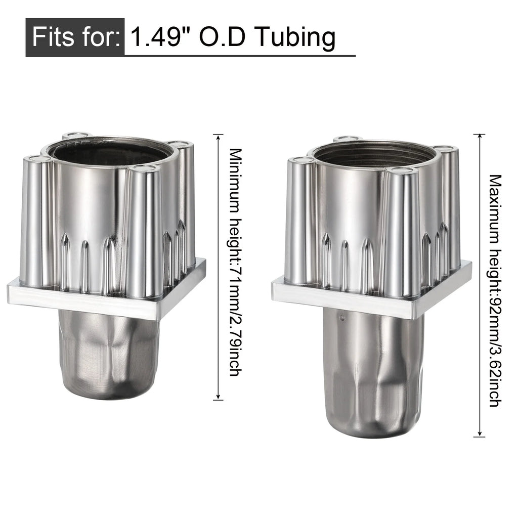 4.1" Stainless Steel Table Legs for 2" Square Tubing C560