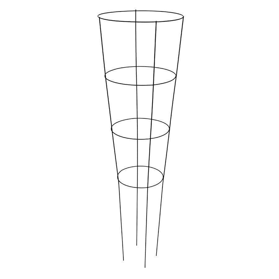 54 x 16 in. Heavy Duty Tomato Cage Black - Pack of 30 Z7442