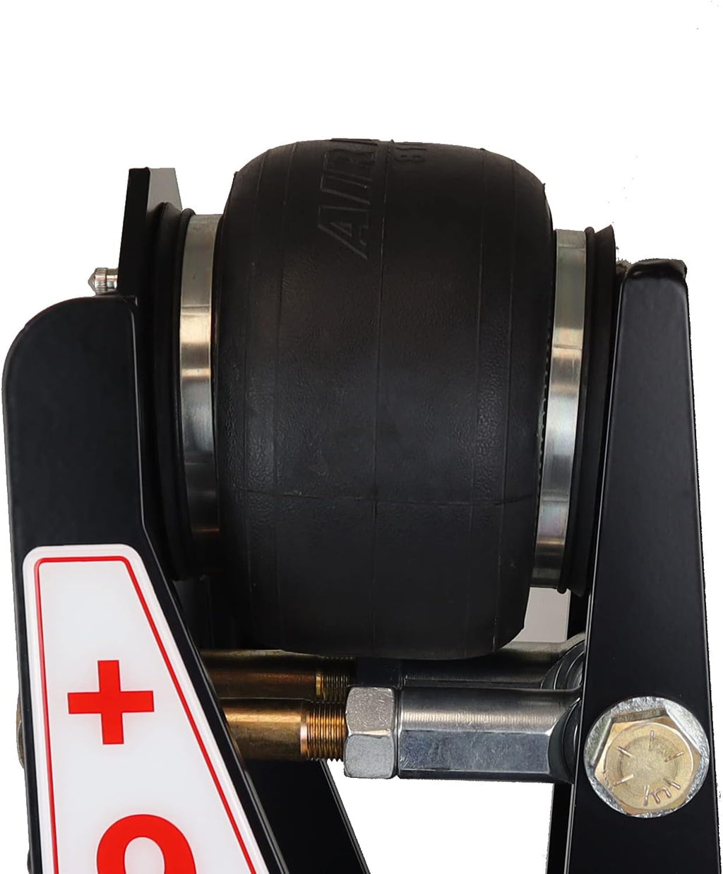 Gooseneck Air Hitch & Coupler, Round 4" Angled Pin 30K Coupler 9" Offset I9994