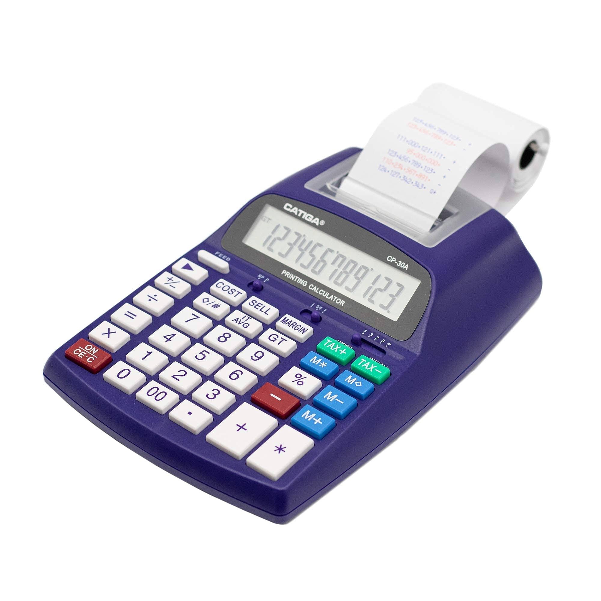 12 Digit LCD Display Printing Calculator Q53641