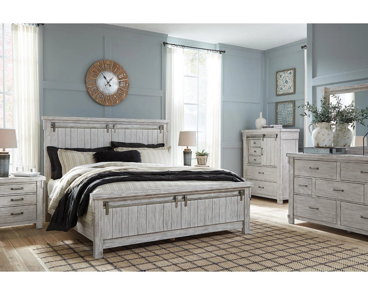 White Nightstand C48242
