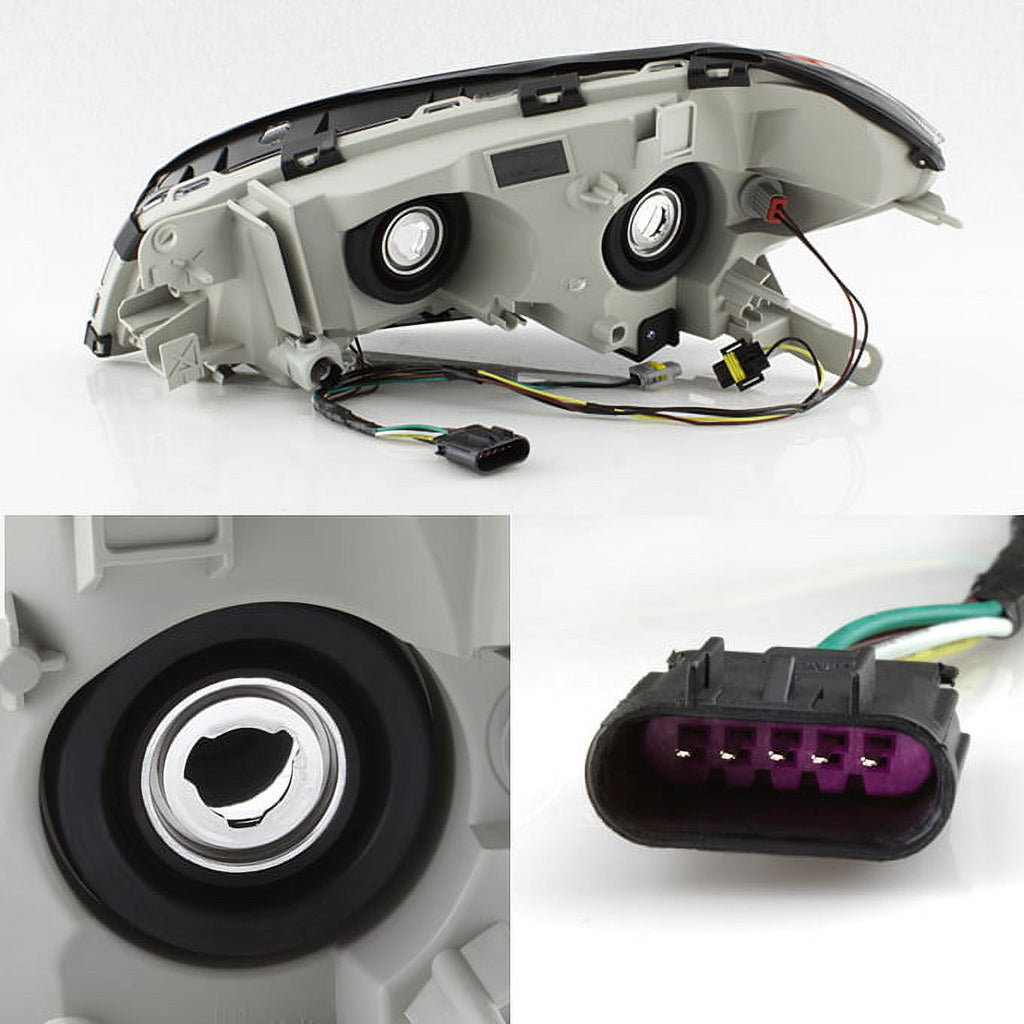 Driver & Passenger Both Side Headlights Assembly H4208