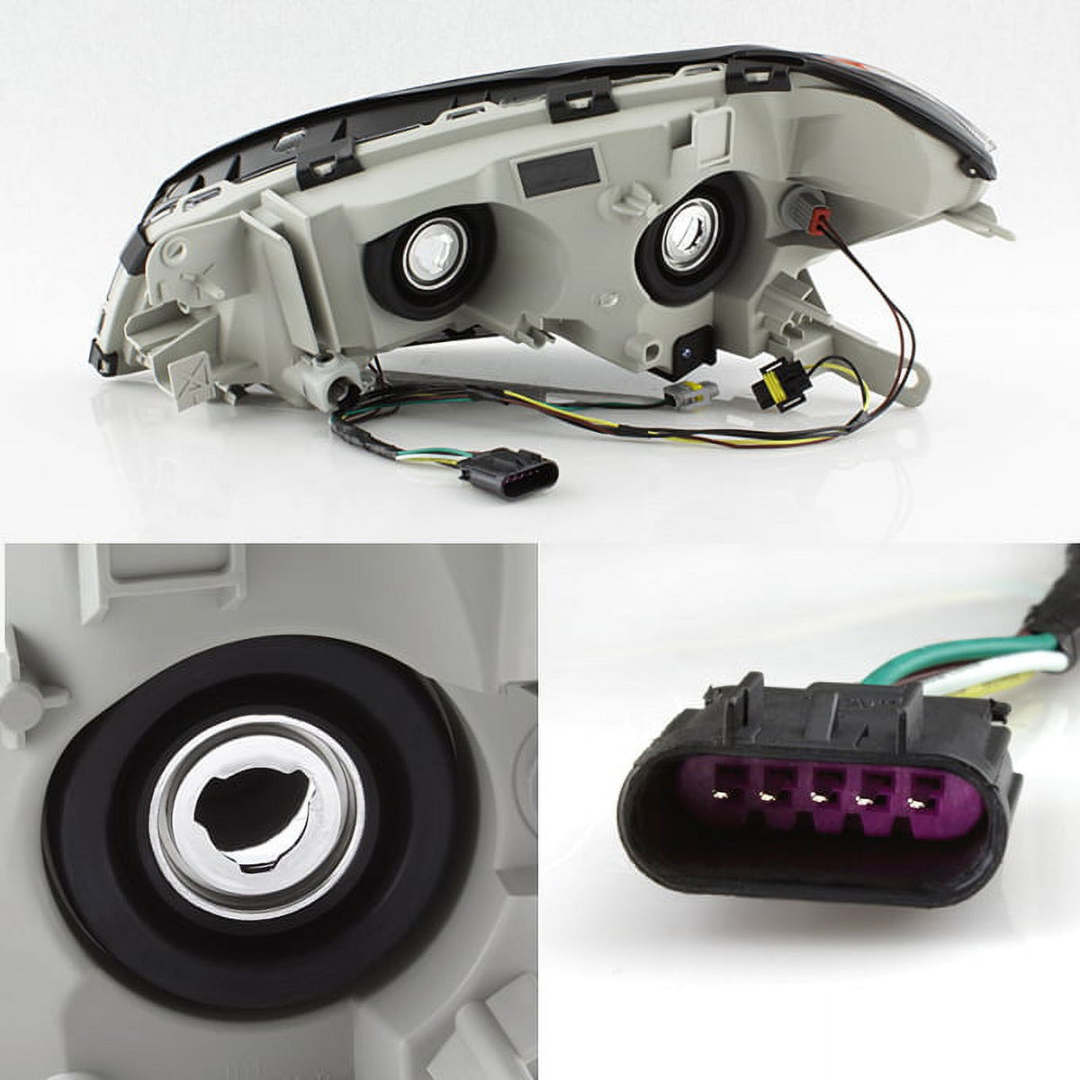 Driver & Passenger Both Side Headlights Assembly H4208