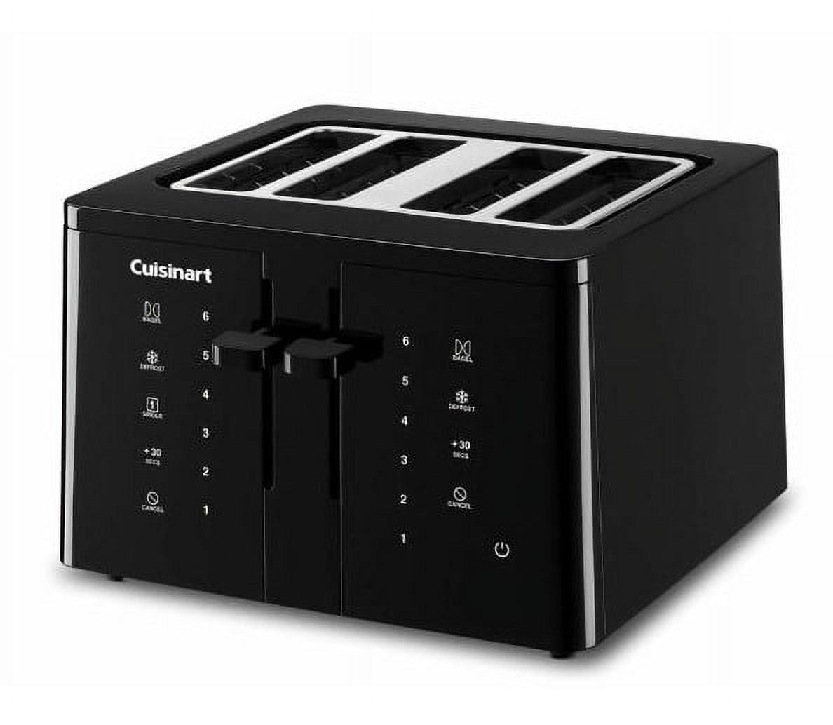 Black Wide Slot Toaster P56159