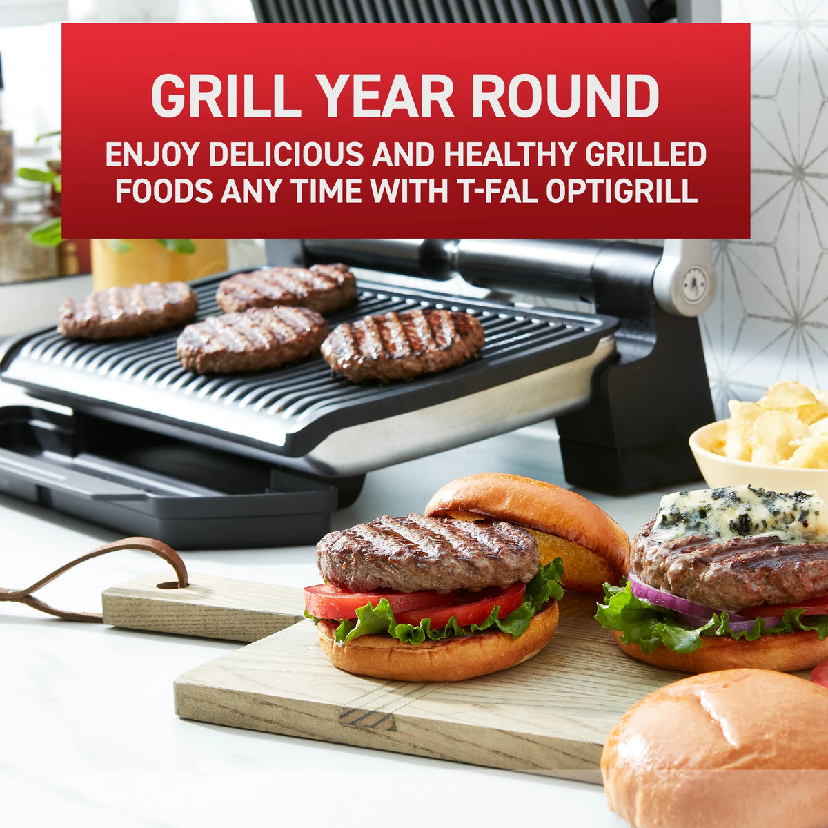 Indoor Electric Grill with Removable Nonstick Plates O357