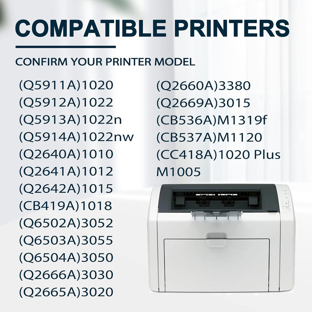 Compatible Toner Cartridge for HP Printers (1 Pack, Black) R698