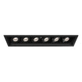 6-Light Multiple Recessed Black Finish R858862