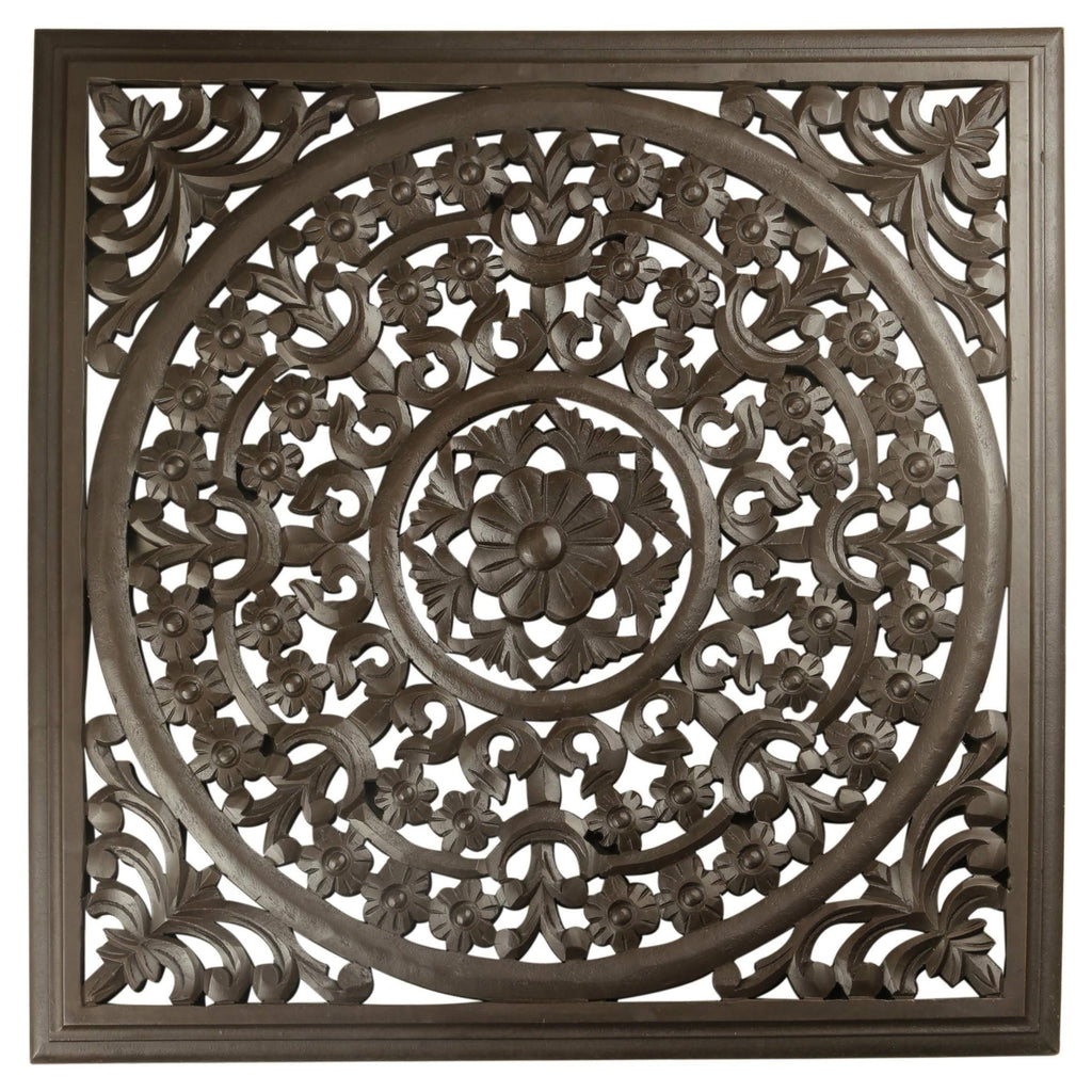 30x22 Brown Wooden Wall Panel M963388