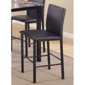 Black Metal Frame Counter Dining Chair Set of 4 Z99857