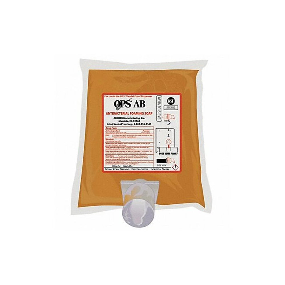 Unscented Foam Hand Soap, 1000mL, PK2 O52347