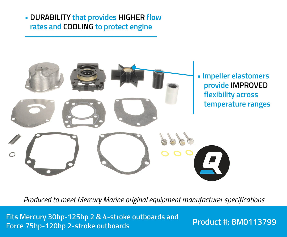 Water Pump and Impeller Repair Kit W91070