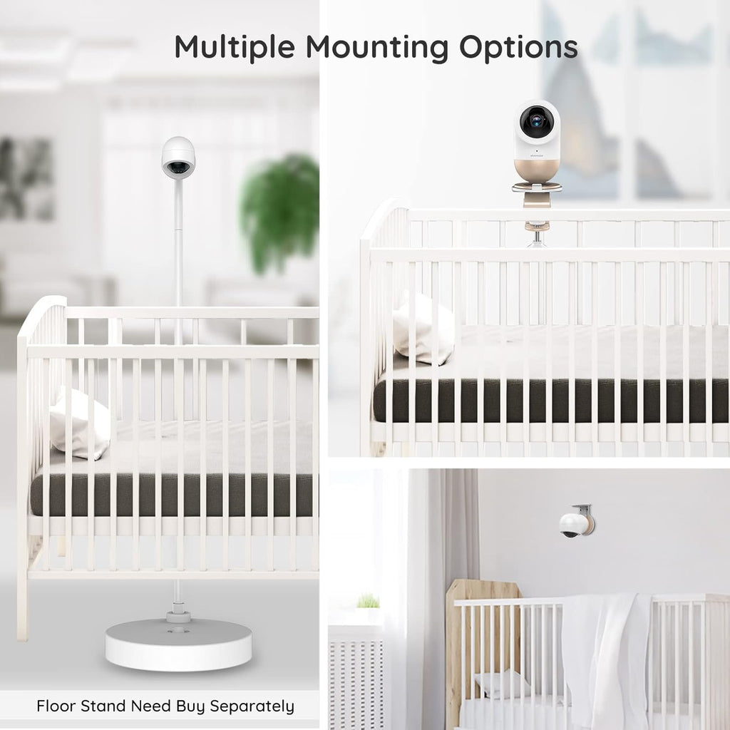 1080P Video Baby Monitor with Night Vision and 2-Way Talk H37278