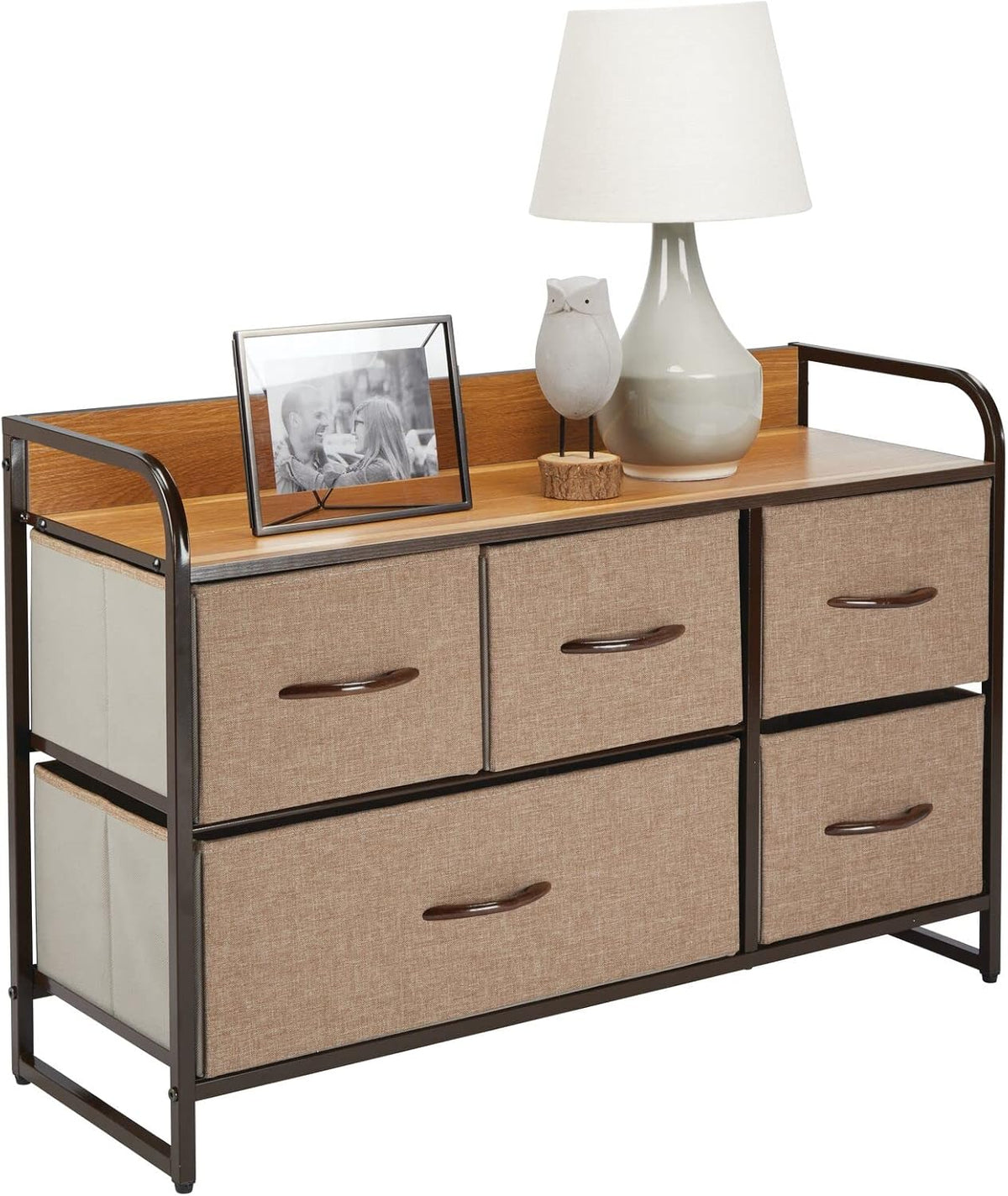 5 Drawer Fabric Storage Dresser Cabinet S864242