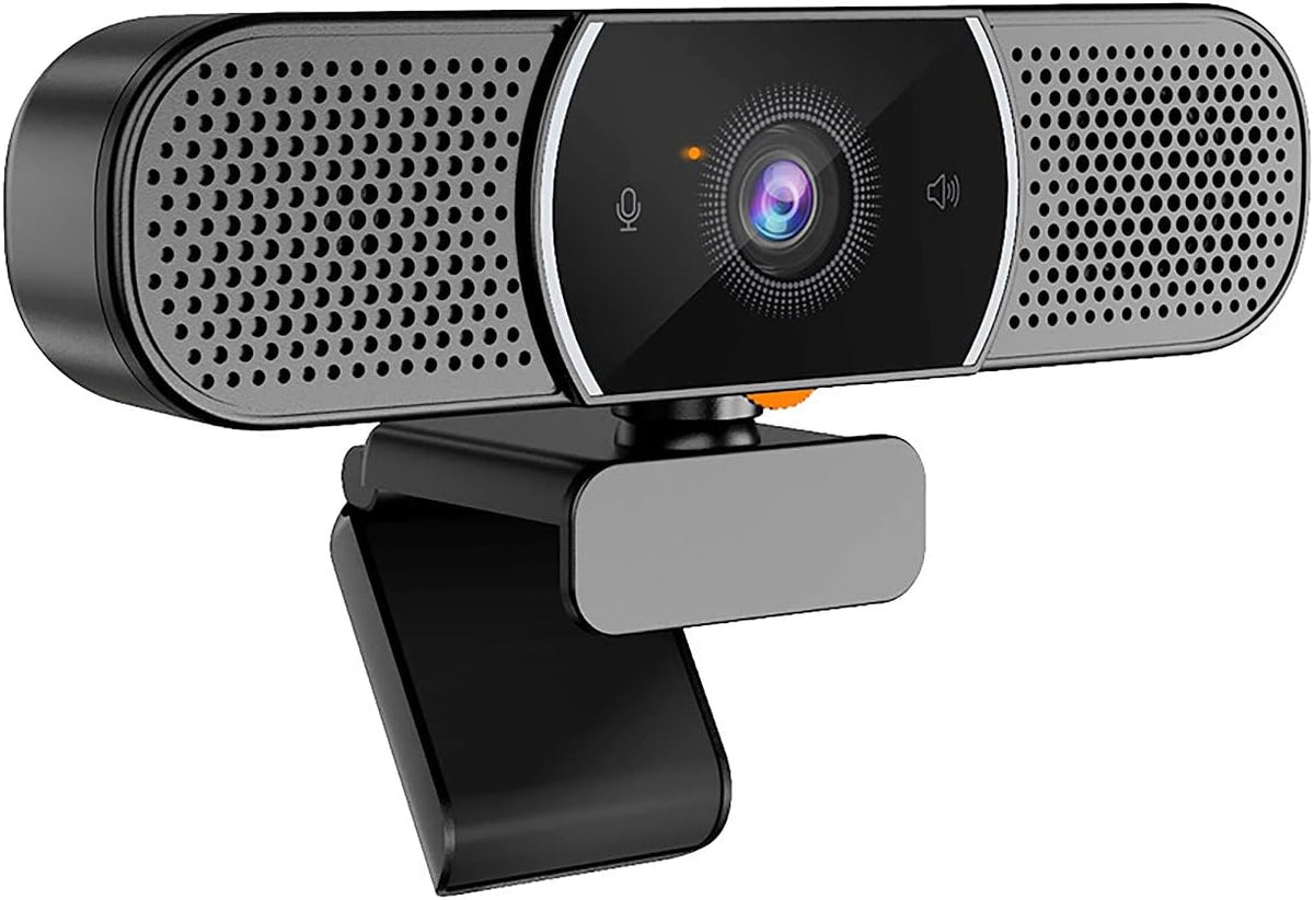3-in-1 Full HD 1080P Conference Webcam with Microphone, Speakers, Privacy Cover H438866