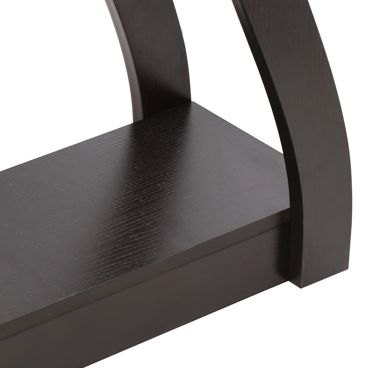 Brown 3-Shelf Narrow Console Table E910215