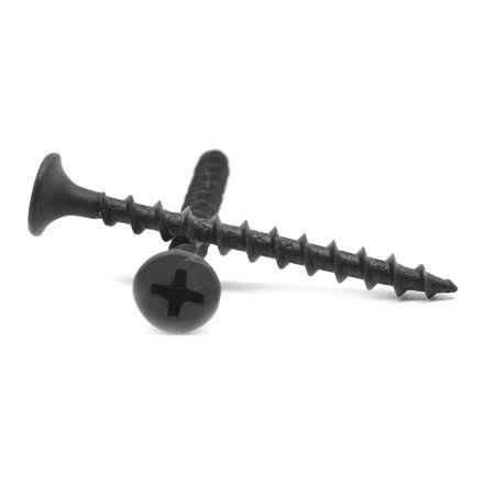 2500 Pk Coarse Thread Drywall Screw Black Phosphate I9372