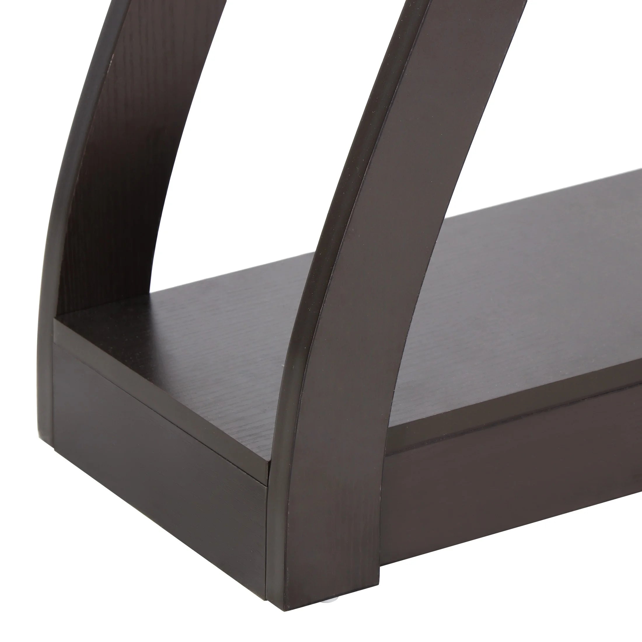 Brown 3-Shelf Narrow Console Table E910215