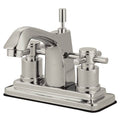 Satin Nickel Centerset Lavatory Faucet with Pop-Up K5469