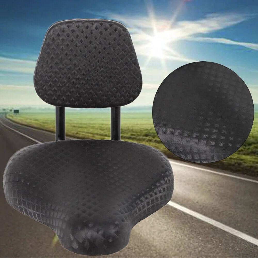 Comfort Cruiser Tricycle Seat Pad Bicycle Saddle Bike Seat with Soft Backrest F4385