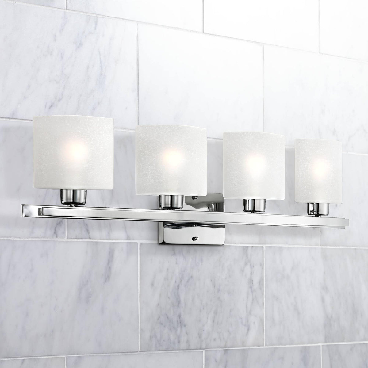 Chrome 4-Light Bath Light K9290