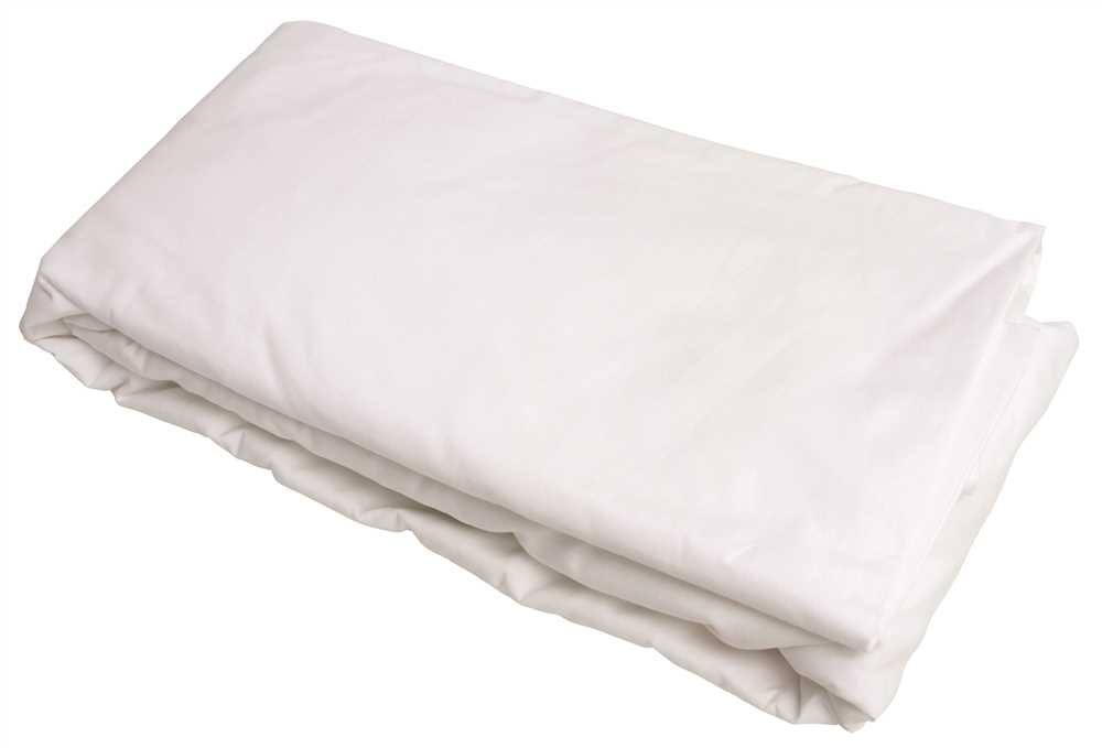 White Percale Fitted Full Bed Sheets 54 x 80 x 14 in. D57943