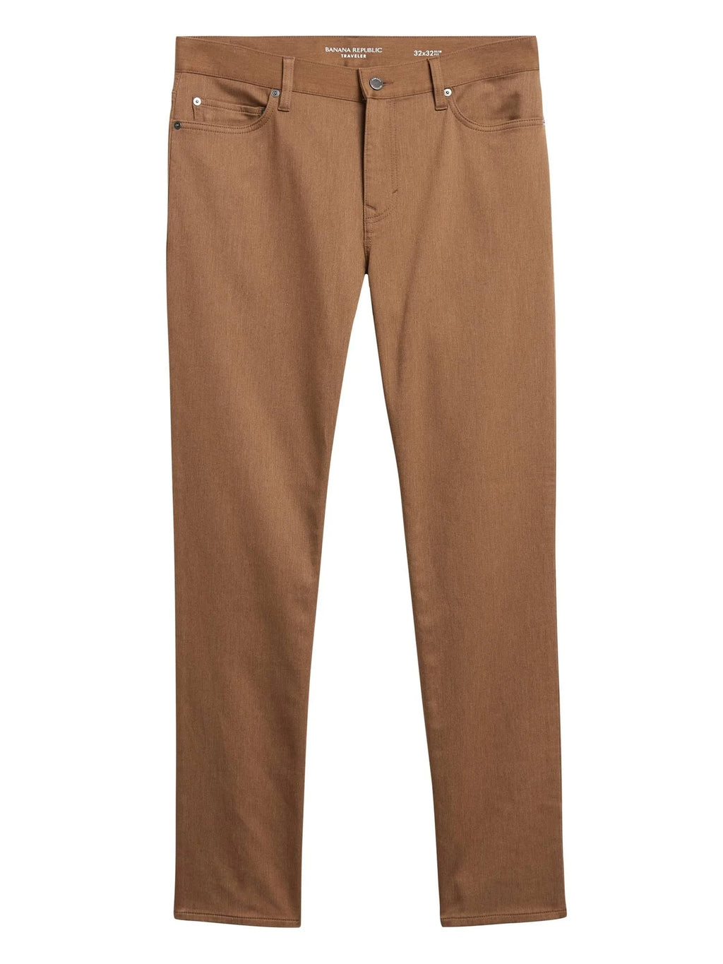 Slim Heathered Traveler Pant Camel Size 33W 32L S94908