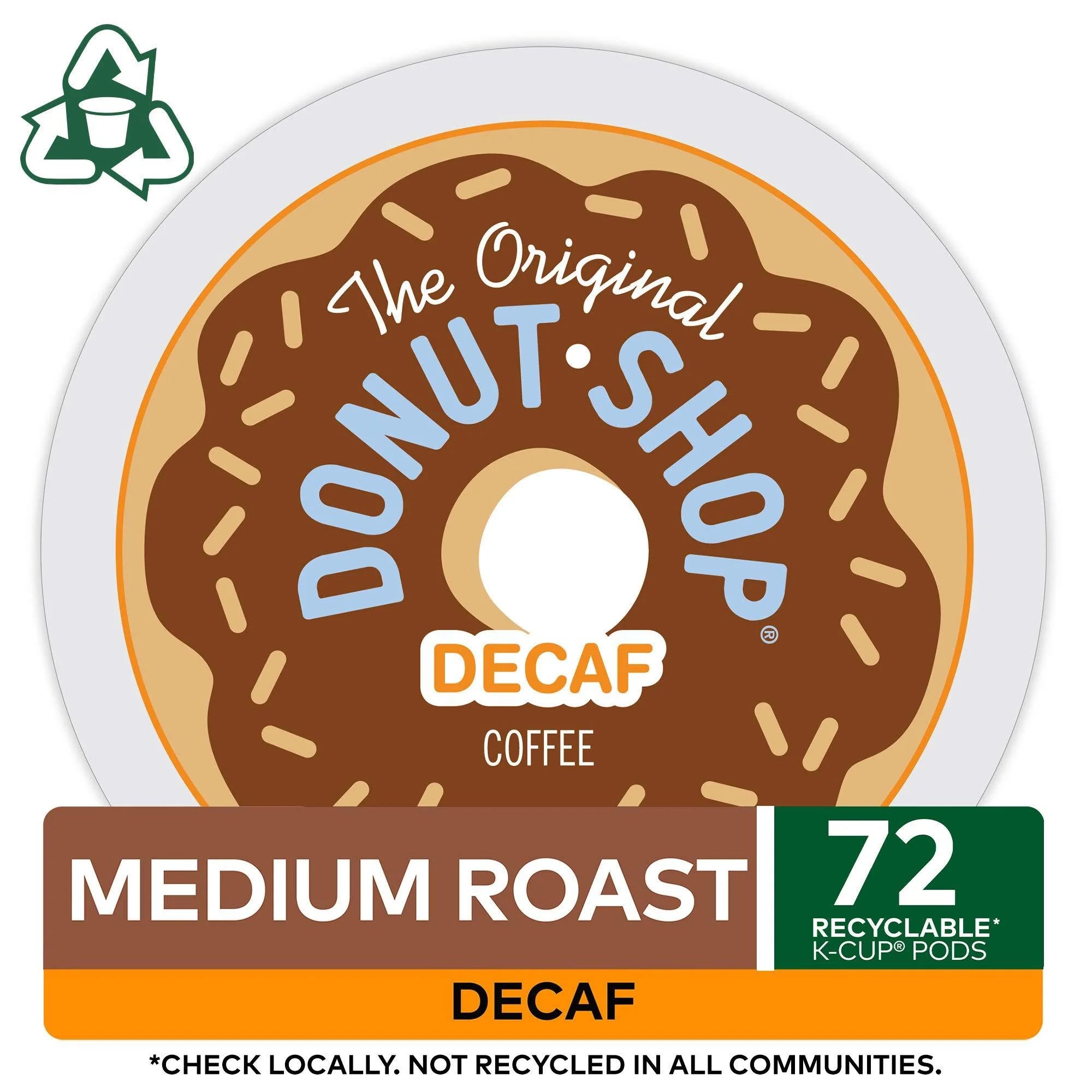 Decaf Medium Roast Coffee, 72 Count G3816
