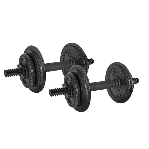 40lb Adjustable Cast Iron Dumbbell Set L216788
