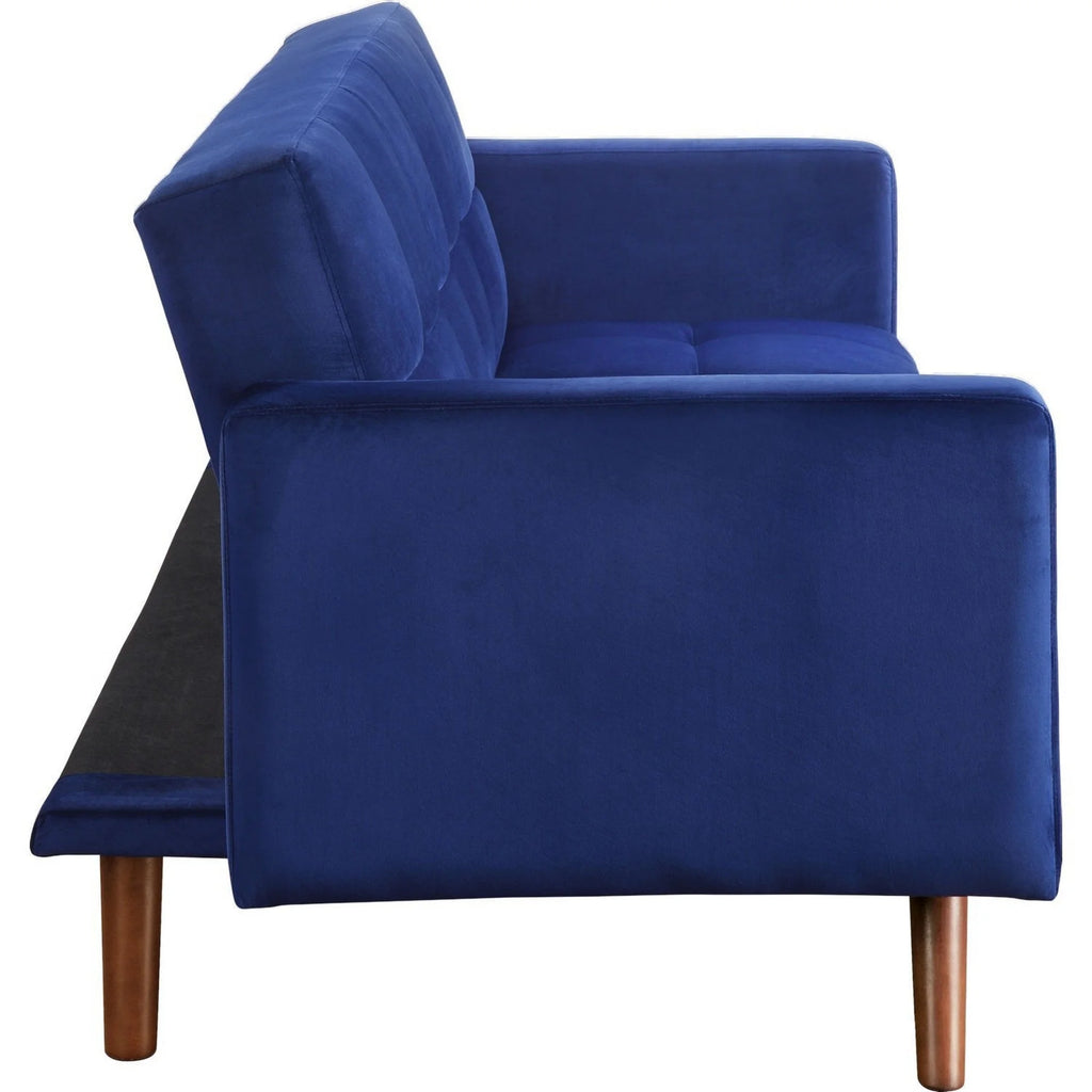 Blue Adjustable Fabric Sofa U308